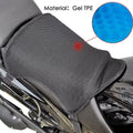 Motorcycle Gel Seat Cushion with Breathable Mesh and Anti-Slip Base – image 1