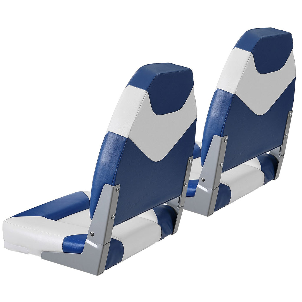 High Back Folding Boat Seats, Padded Fold-Down Chairs, 2 Pack – image 4