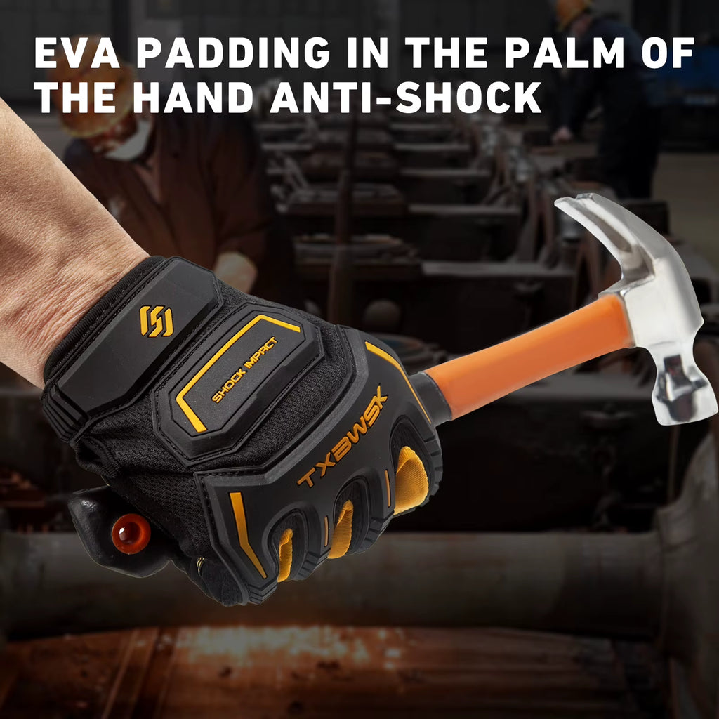 Mechanic Work Gloves Touch Screen High Dexterity Grip – image 4