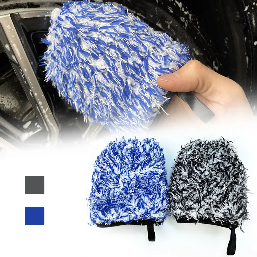 Wheel Detailing Mitt - Two-Sided Microfiber Finger Pocket Wash Glove – image 6