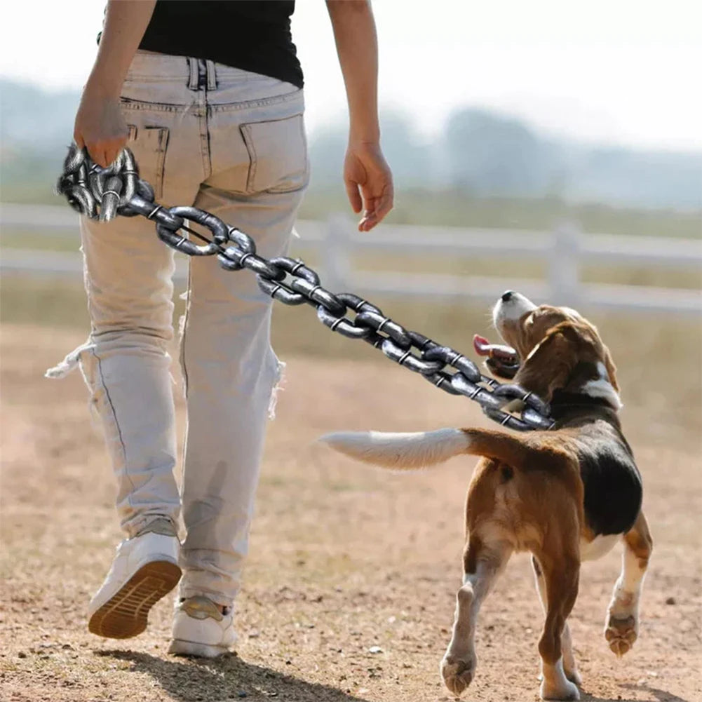 Fake Chain Dog Leash Prop - Funny Halloween Pet Leash