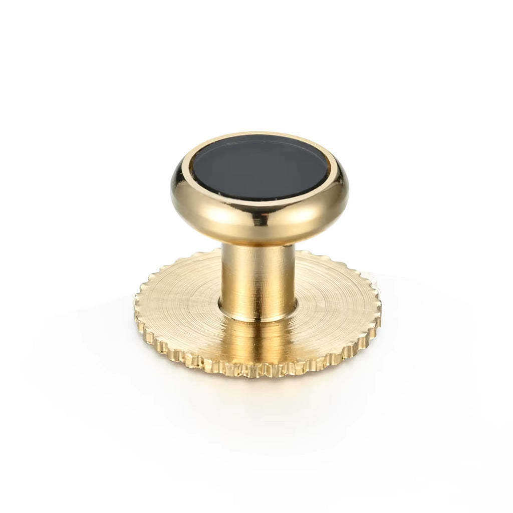 Cufflinks and Shirt Studs Set, Classic Black Formal Tuxedo Set – image 6