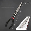 Long Nose Pliers 11 Inch – Curved or Straight Tip Pliers