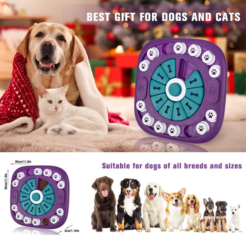 Dog Puzzle Toy – Interactive Slider Treat Puzzle – image 8