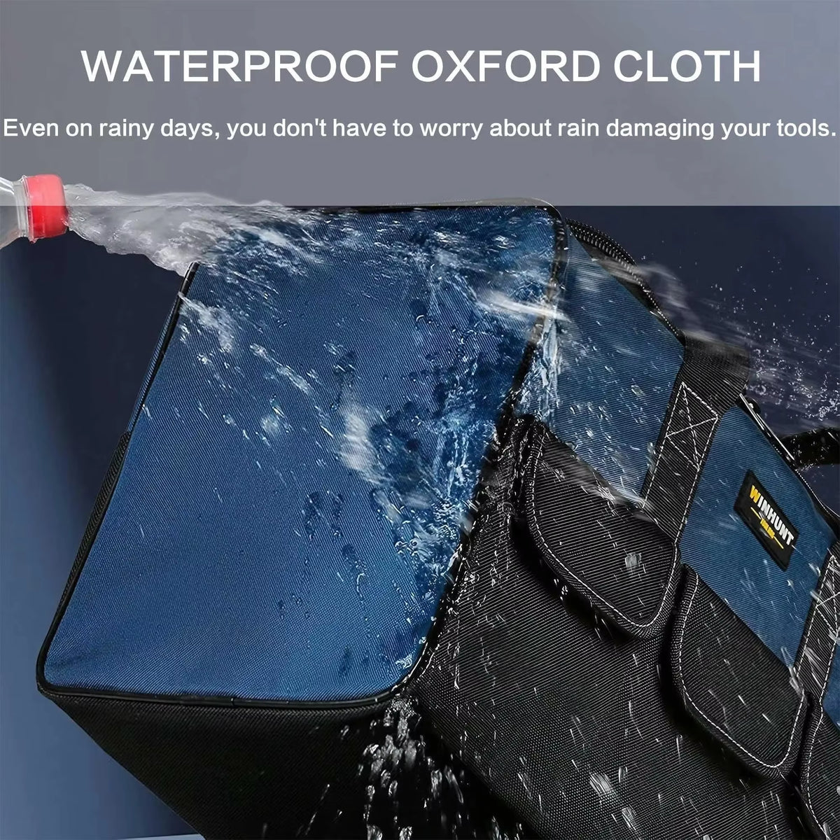 Oilfield Heavy Duty Wide Mouth Tool Bag with Reinforced Base – image 4