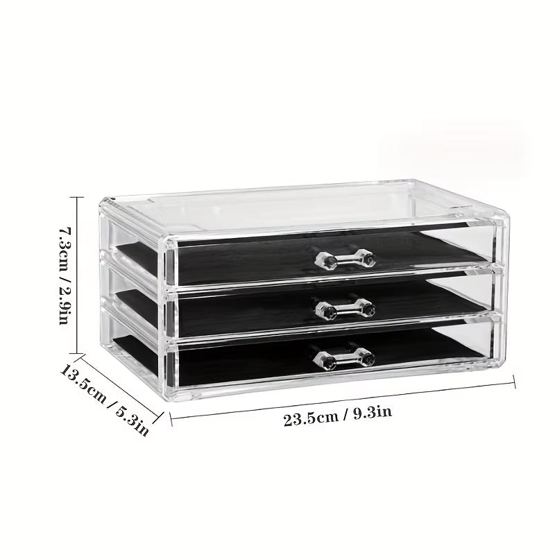 Clear 5-Tier Desktop Drawer Organizer – image 7
