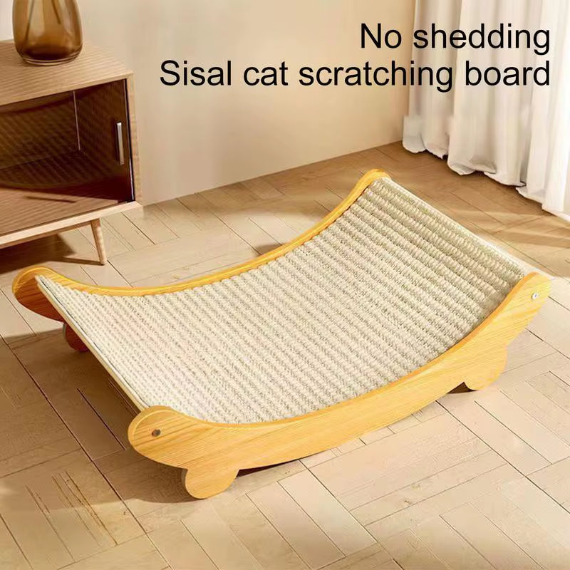 Sisal Cat Scratcher Bed – Raised Scratching Pad & Lounger – image 2