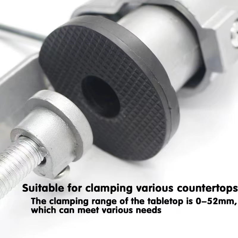 360 Degree Swivel Bench Vise - Drill Stand Holder Clamp for Woodworking & Grinding