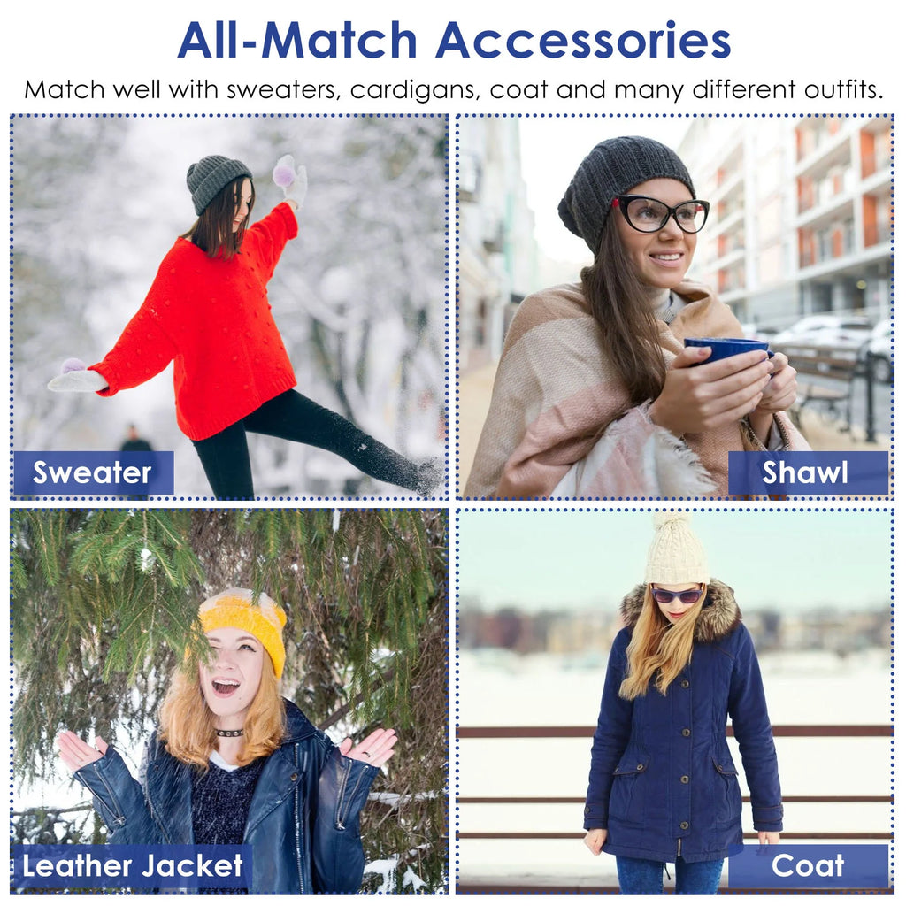 Beanie and Scarf Set, Fleece-Lined Knit Winter Hat & Neck Warmer – image 2