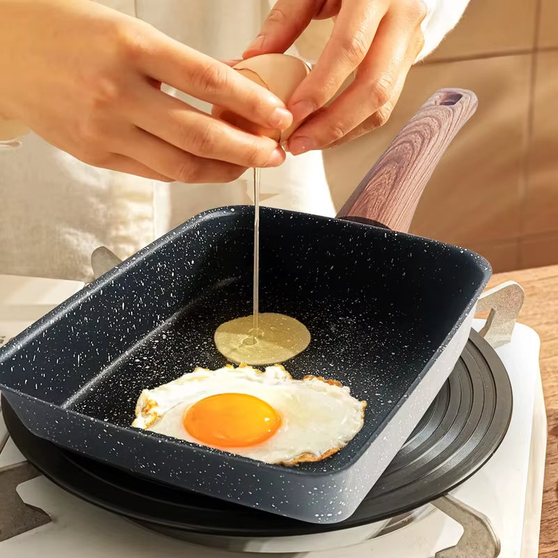 Tamagoyaki Pan Set – Nonstick Rectangle Omelette Egg Pan – image 4