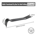 Oilfield Flat Pry Bar with Nail Puller Claw, High-Carbon Steel 12-15 in – image 13