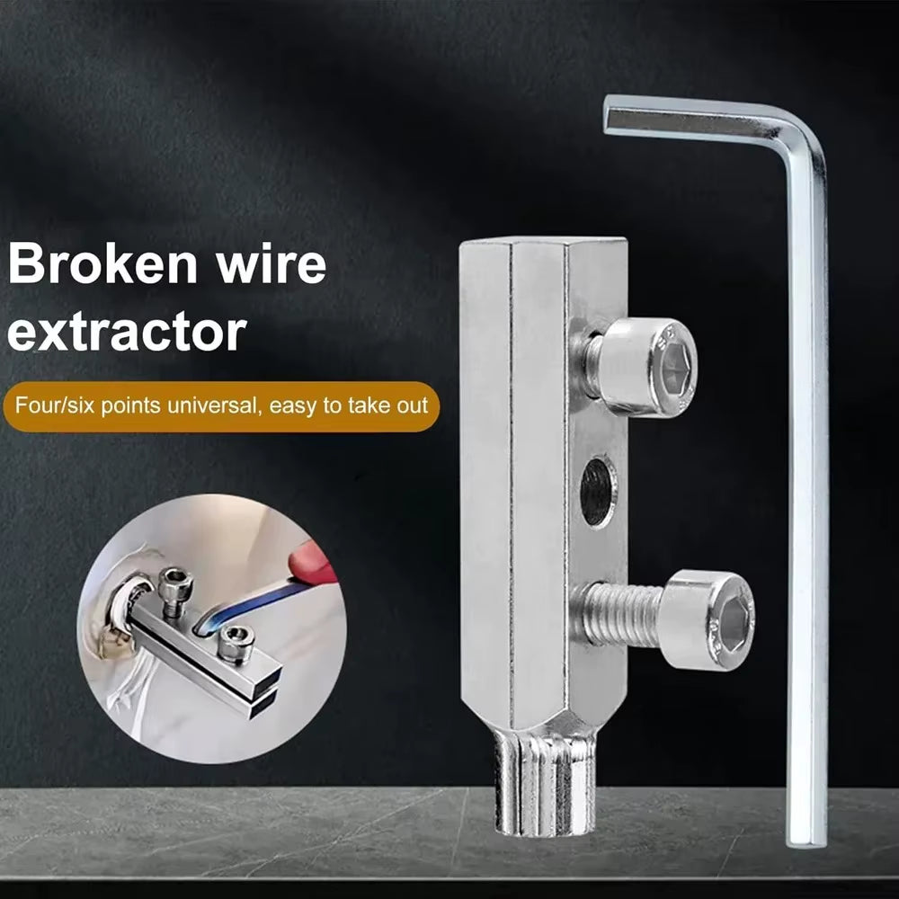 Broken Bolt Extractor - Steel Angle Valve & Damaged Screw Remover Tool
