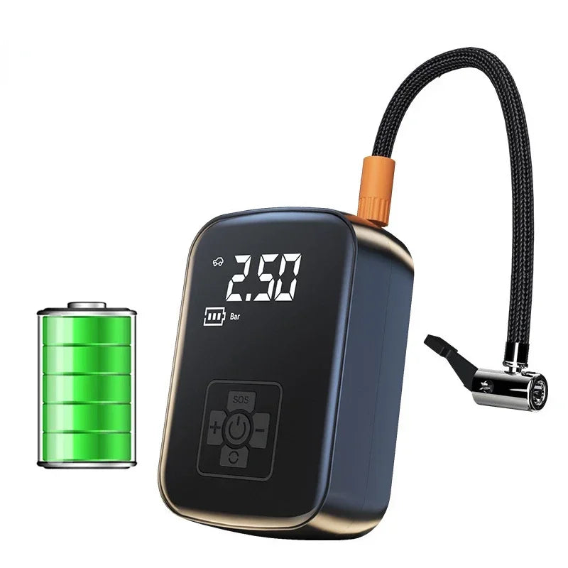 Electric Bike Tire Inflator 150 PSI, Cordless with Digital Gauge – image 6