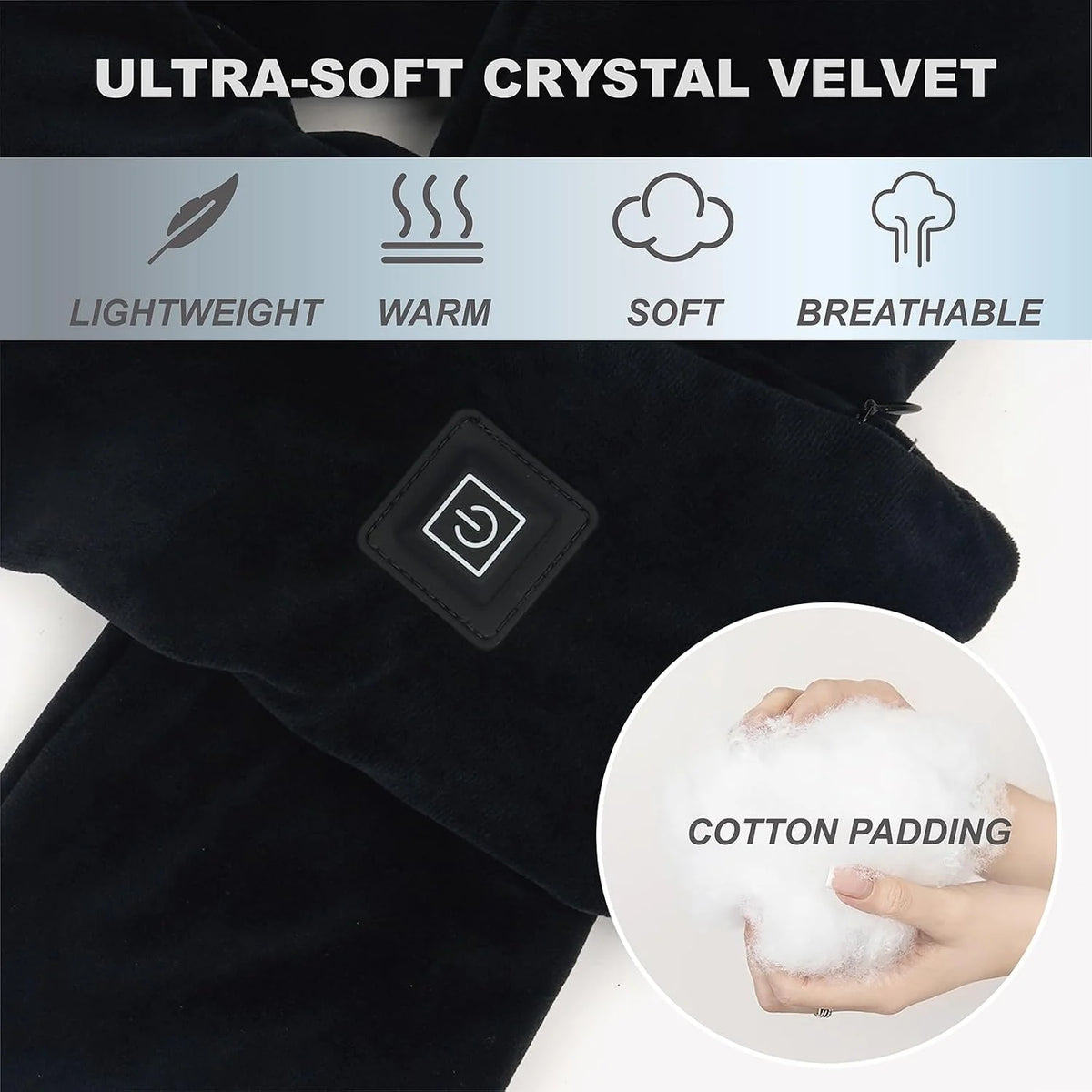 Heated Neck Wrap, Cordless with 5000mAh Power Bank, 3 Heat Levels – image 3