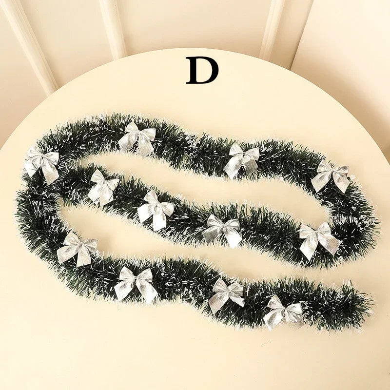 Christmas Ribbon Garland - 2 m Decorative Tree Ribbon – image 8