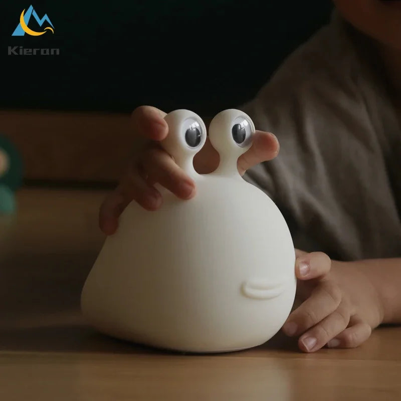 Slug Night Light - Silicone Touch LED Bedside Lamp