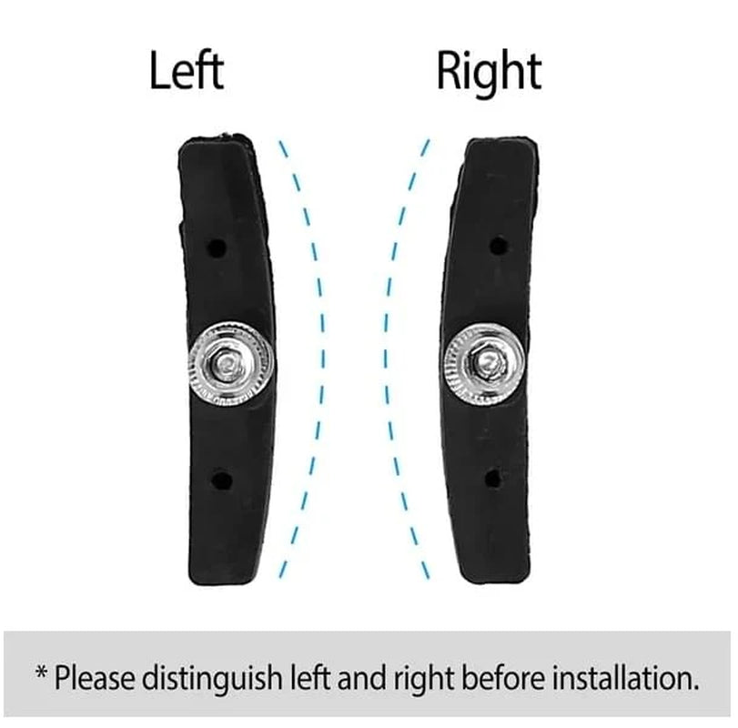 V-Brake Bike Brake Pads - 5 Pairs 70 mm Bicycle Brake Blocks – image 3