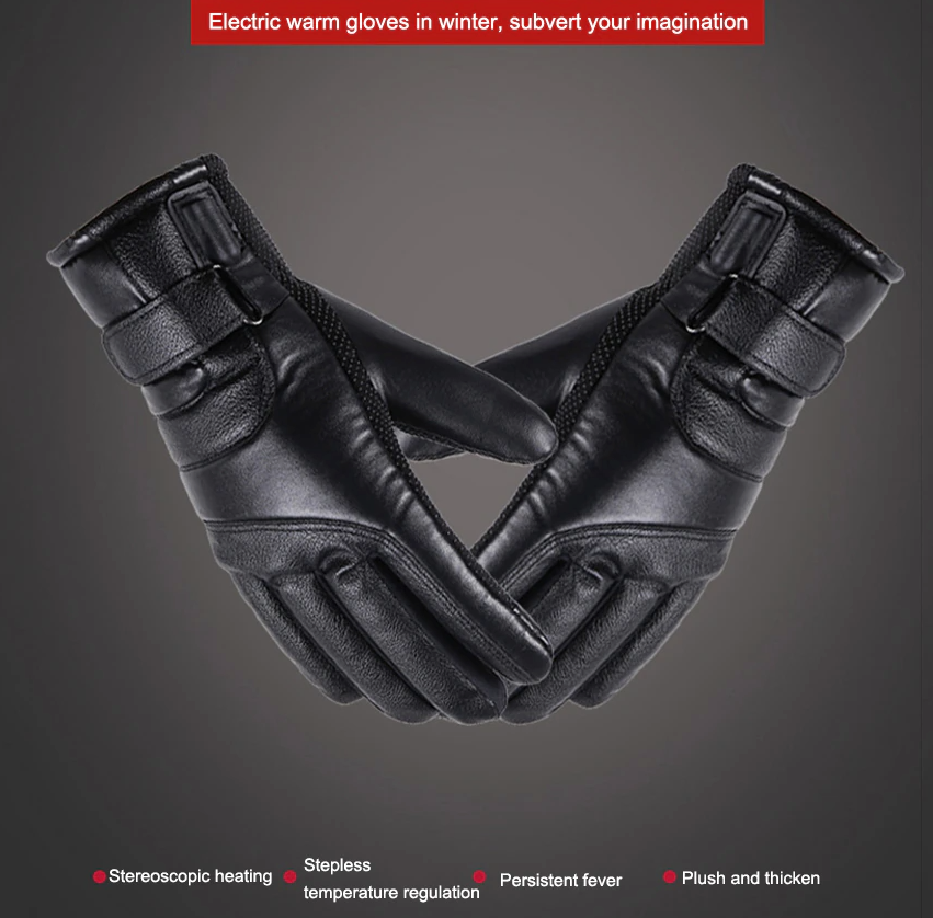 USB Heated Gloves – Touchscreen Windproof Winter Hand Warmers