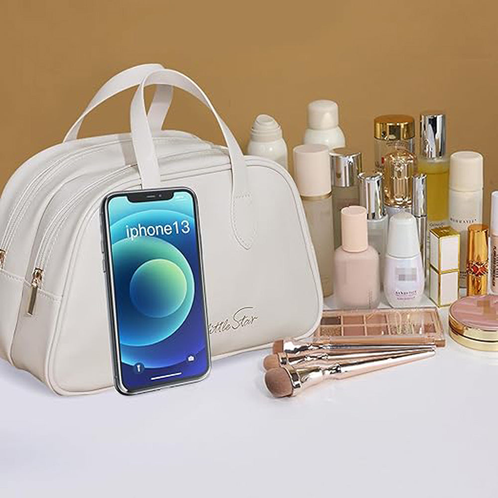 Makeup Bag Set, Water-Resistant PU Travel Cosmetic Organizer – image 5