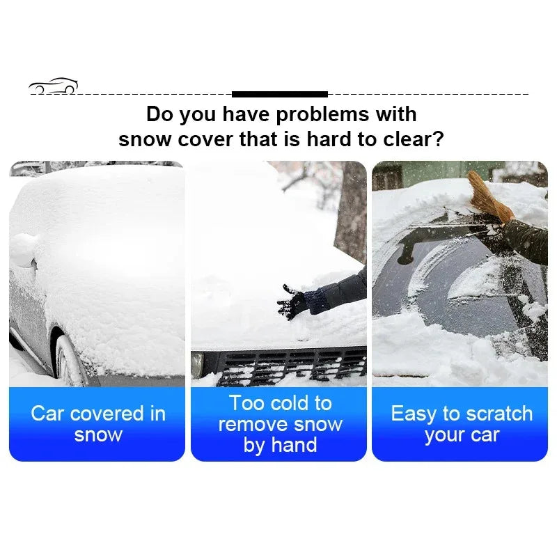 Extendable Snow Brush with Ice Scraper - Detachable Windshield Tool – image 3