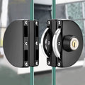 Glass Door Lock for 1/2 in Glass – Stainless Steel Double Bolt