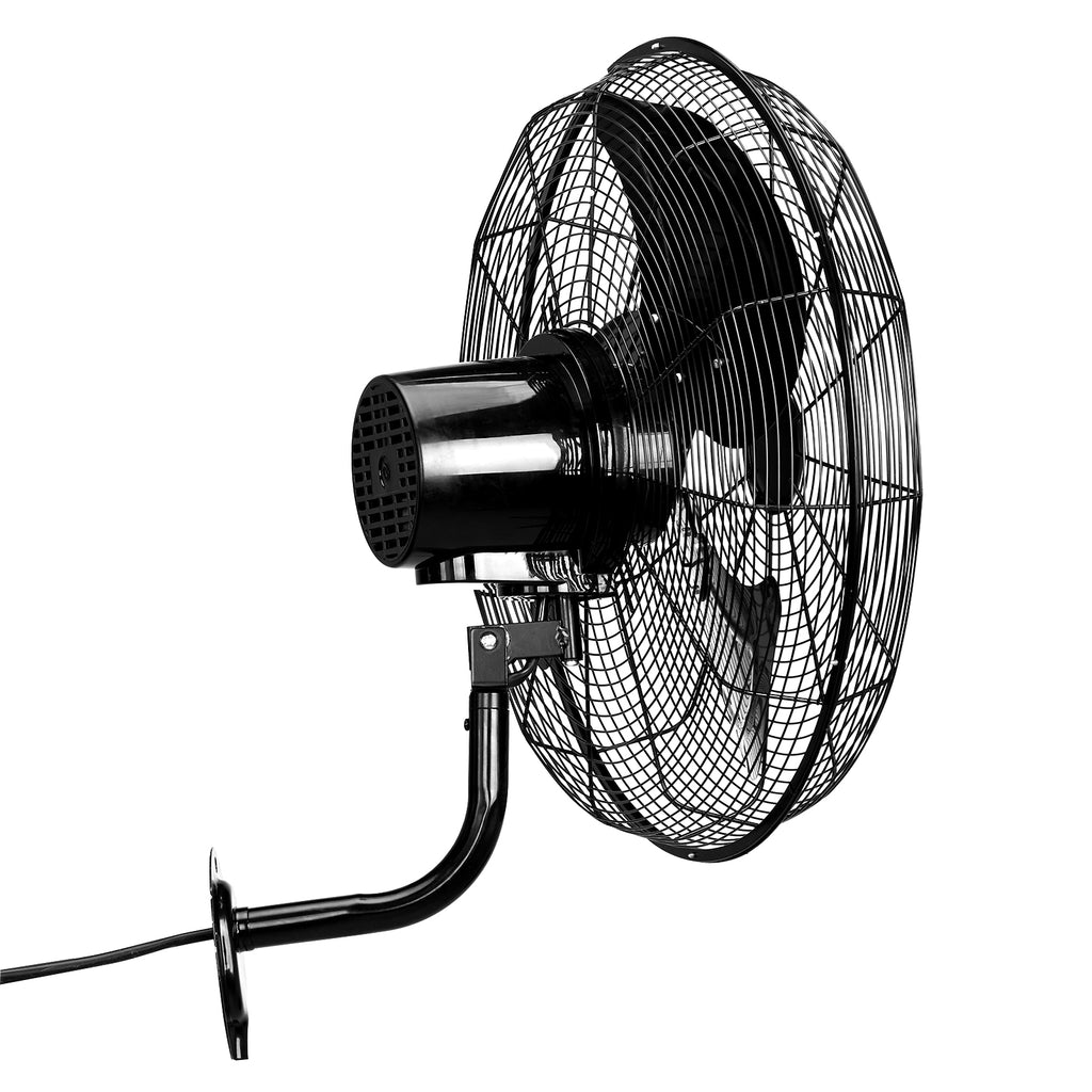 18 Inch Oscillating Wall Mount Fan, 3 Speed Metal Shop Fan, 110V – image 3