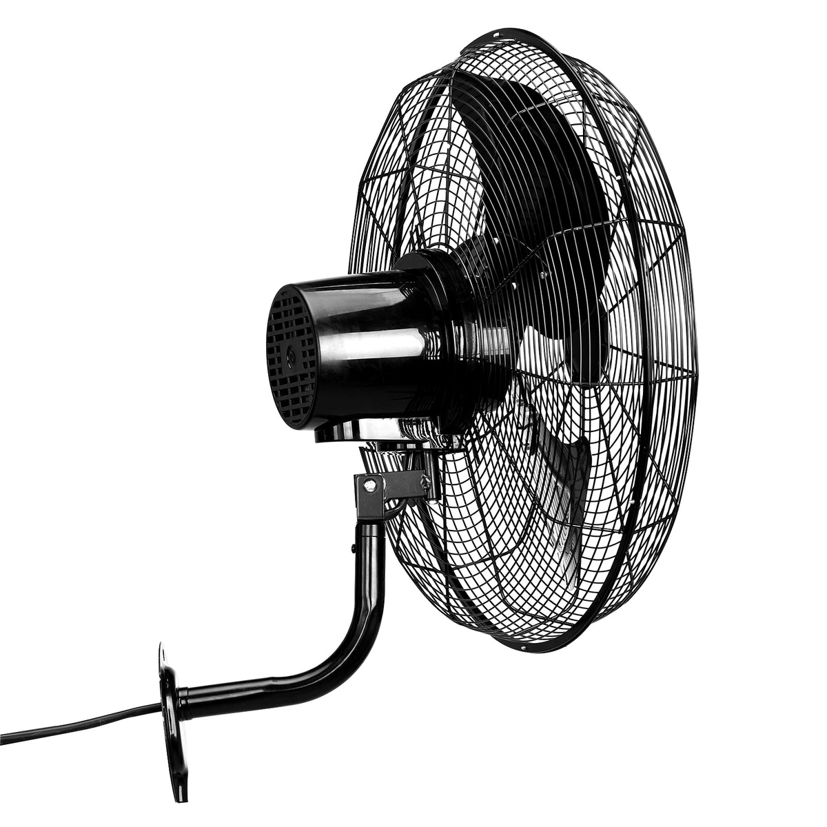 18 Inch Oscillating Wall Mount Fan, 3 Speed Metal Shop Fan, 110V – image 3