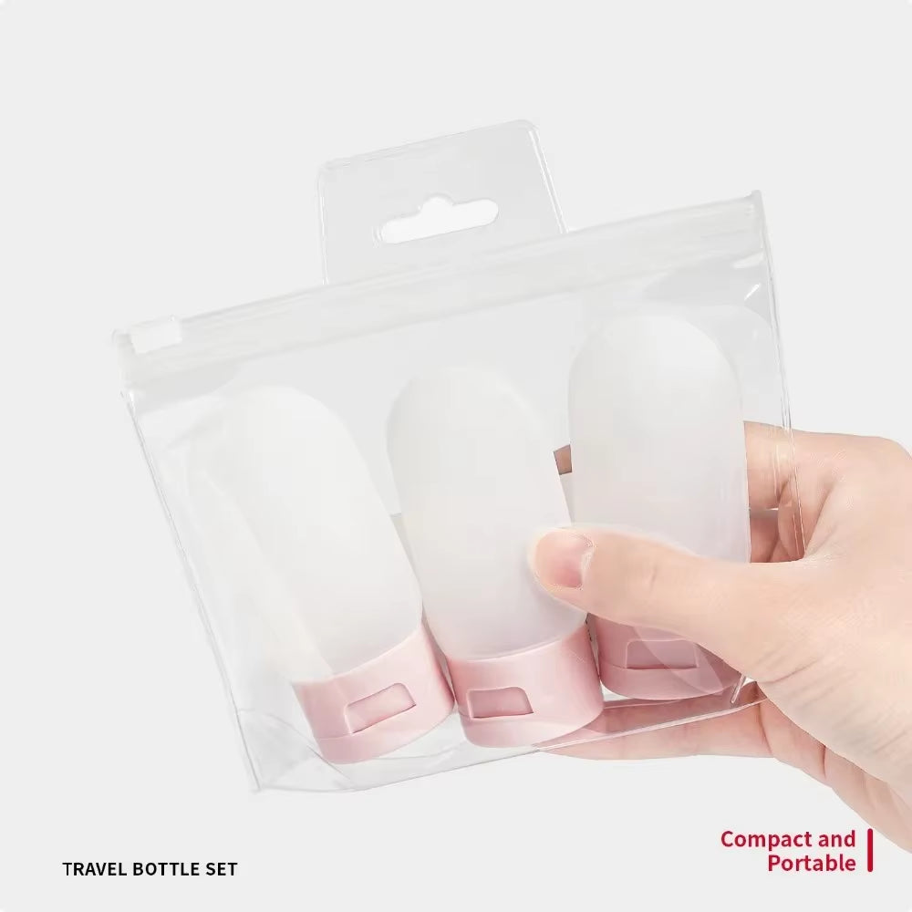 Travel Bottles 30 ml, 3-Pack Leakproof Refillable Squeeze Tubes – image 2