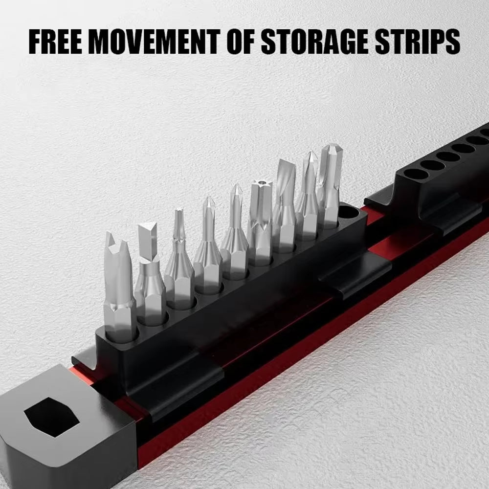 Magnetic 40-Slot Screwdriver Bit Organizer Case – image 4