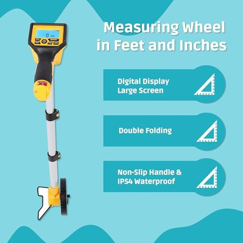 Measuring Wheel in Feet and Inches, Portable Distance Measure Wheel – image 3