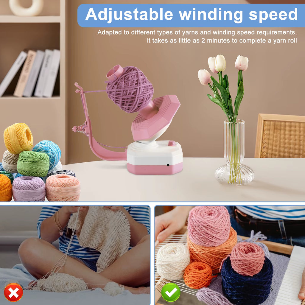 Electric Yarn Ball Winder With Stepless Speed Control – image 6