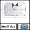 Foldable Car Windshield Sun Shade Umbrella - 360° Bendable Handle