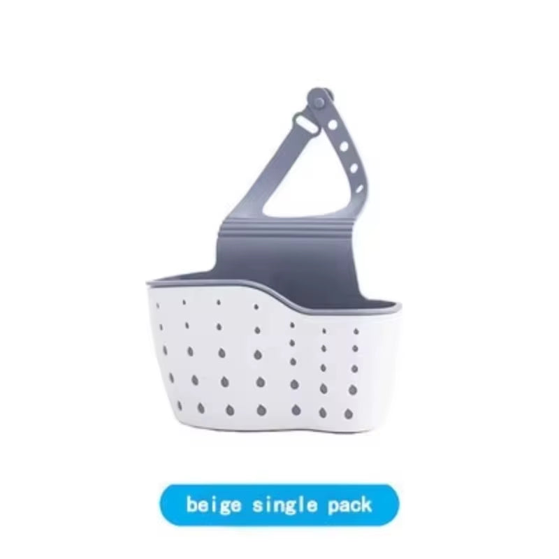 Hanging Sponge Holder - Adjustable Rubber Sink Drain Basket – image 6