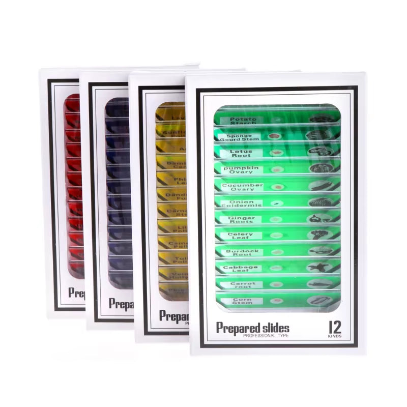 48 Piece Prepared Microscope Slides Set Plant Insect Animal – image 8