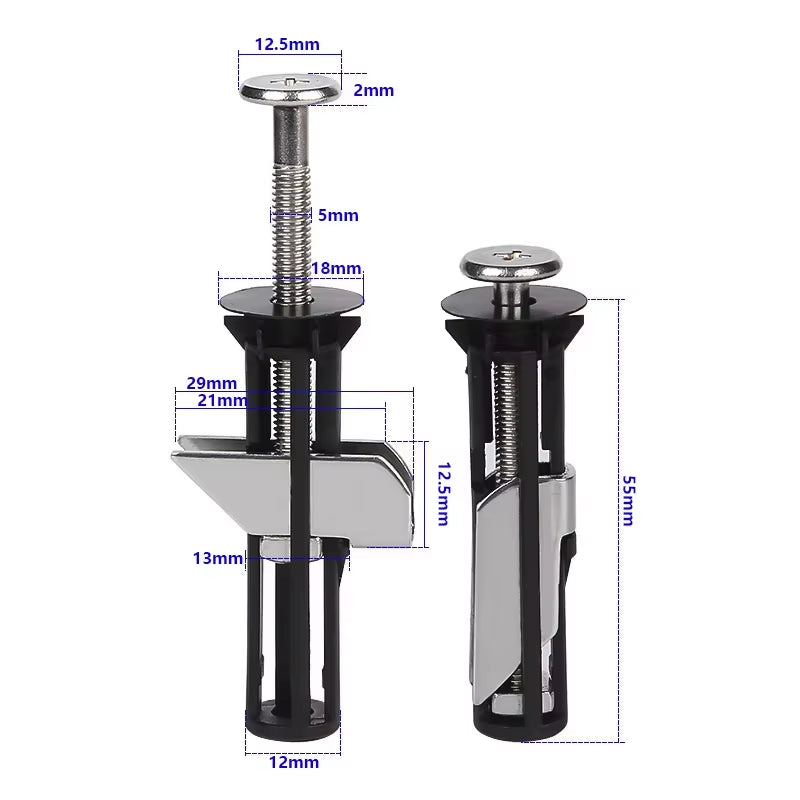 Toilet Seat Bolts - Stainless Steel Hinge Bolt Fastener Kit – image 6