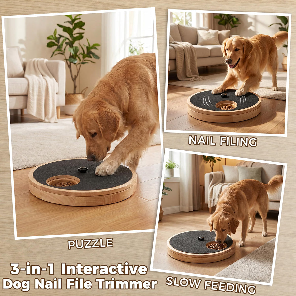 Dog Nail Scratch Board with Treat Box – Adjustable Tension – image 5