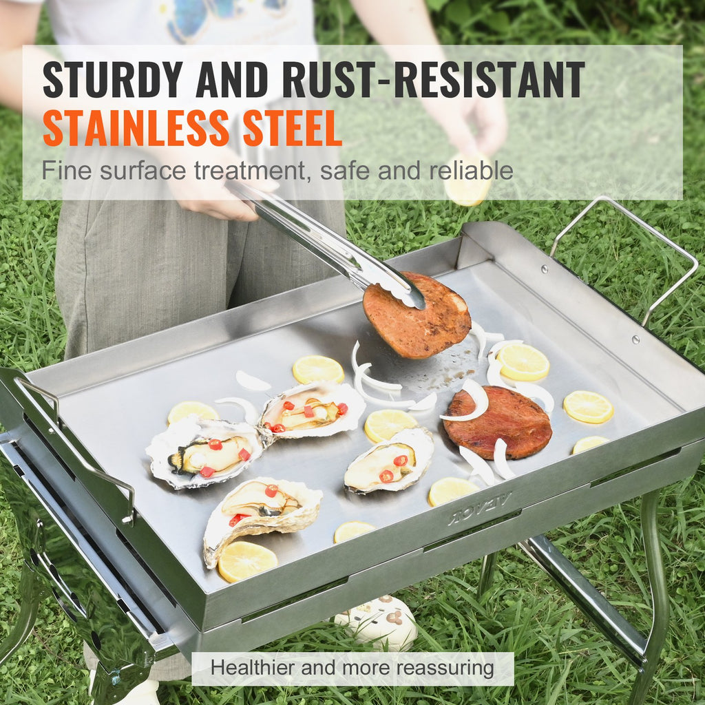 Stove Top Griddle 23.5 x 16 Inch, Pre-Seasoned Double Burner Pan – image 4