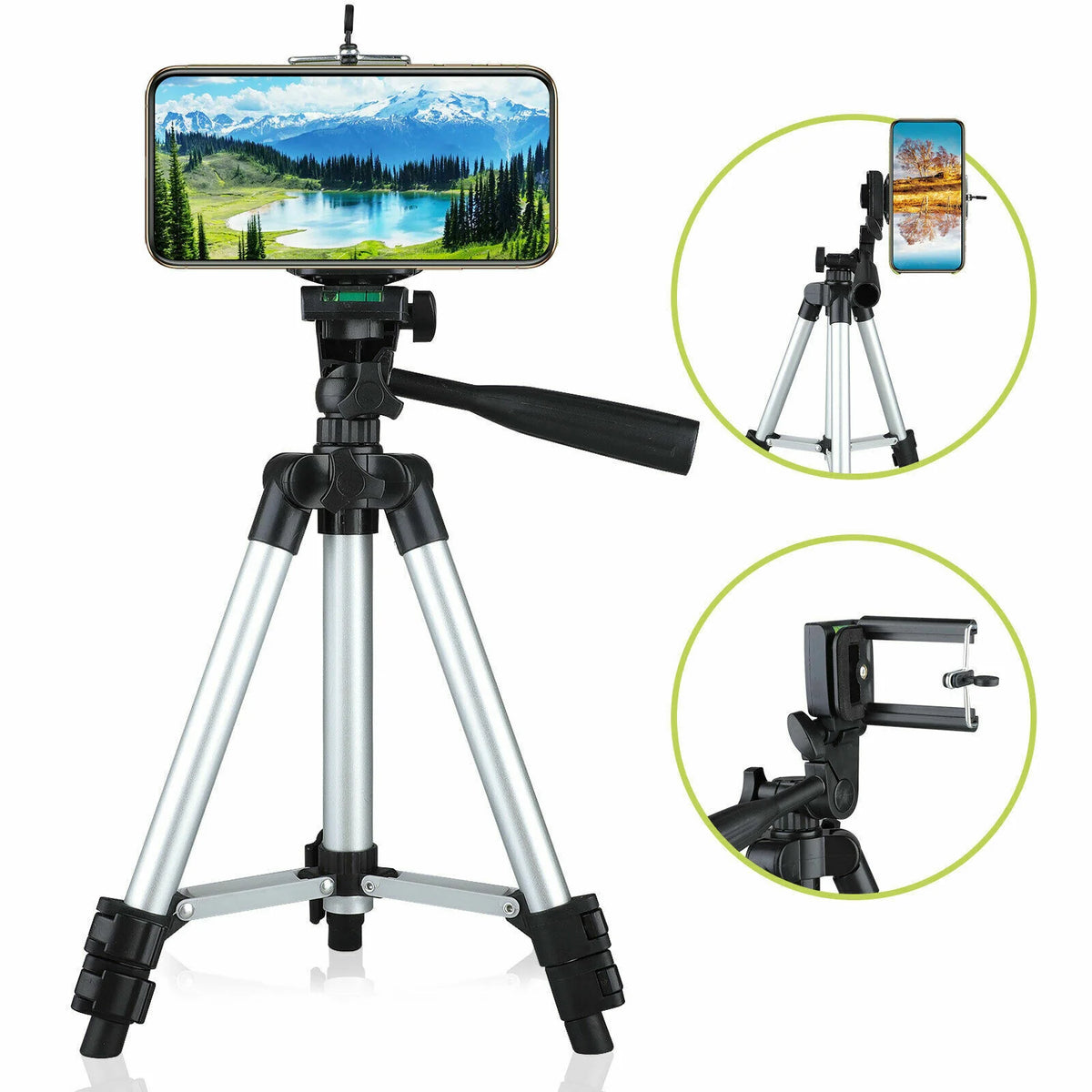 Phone Tripod Stand with Holder and Carry Bag, up to 40 in – image 11
