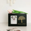 Wooden Pet Cremation Urn with Photo Frame, Dog & Cat Ashes Box – image 1