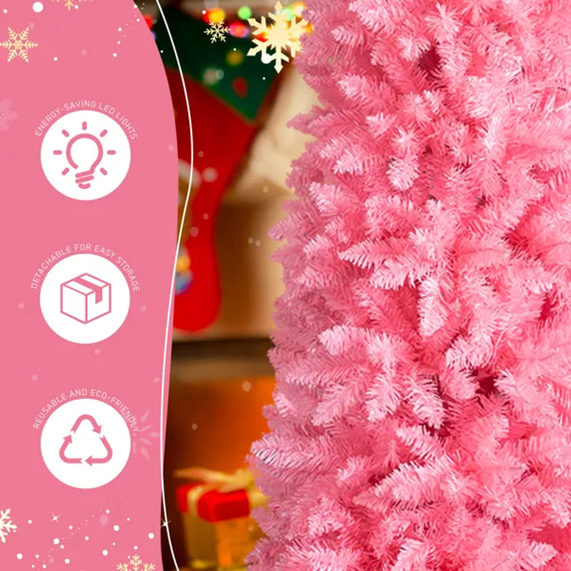 Artificial Christmas Tree 7.5ft Hinged Pencil Pine Unlit – image 3