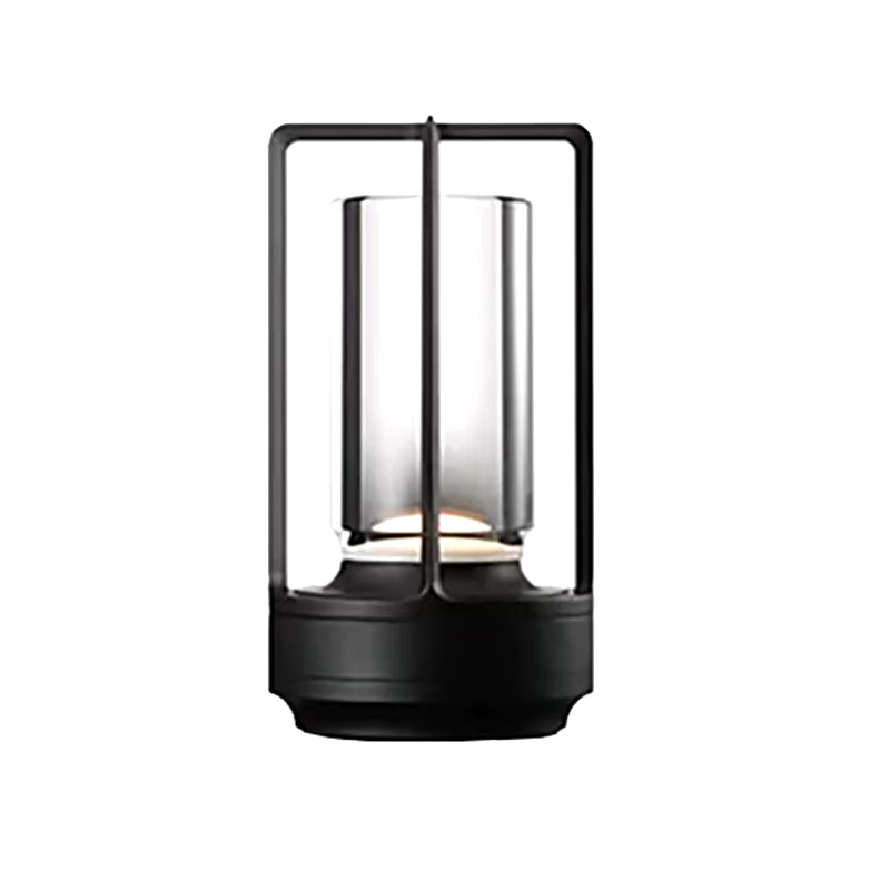 Crystal Table Lamp - Rechargeable Touch LED Lamp with Aluminum Base