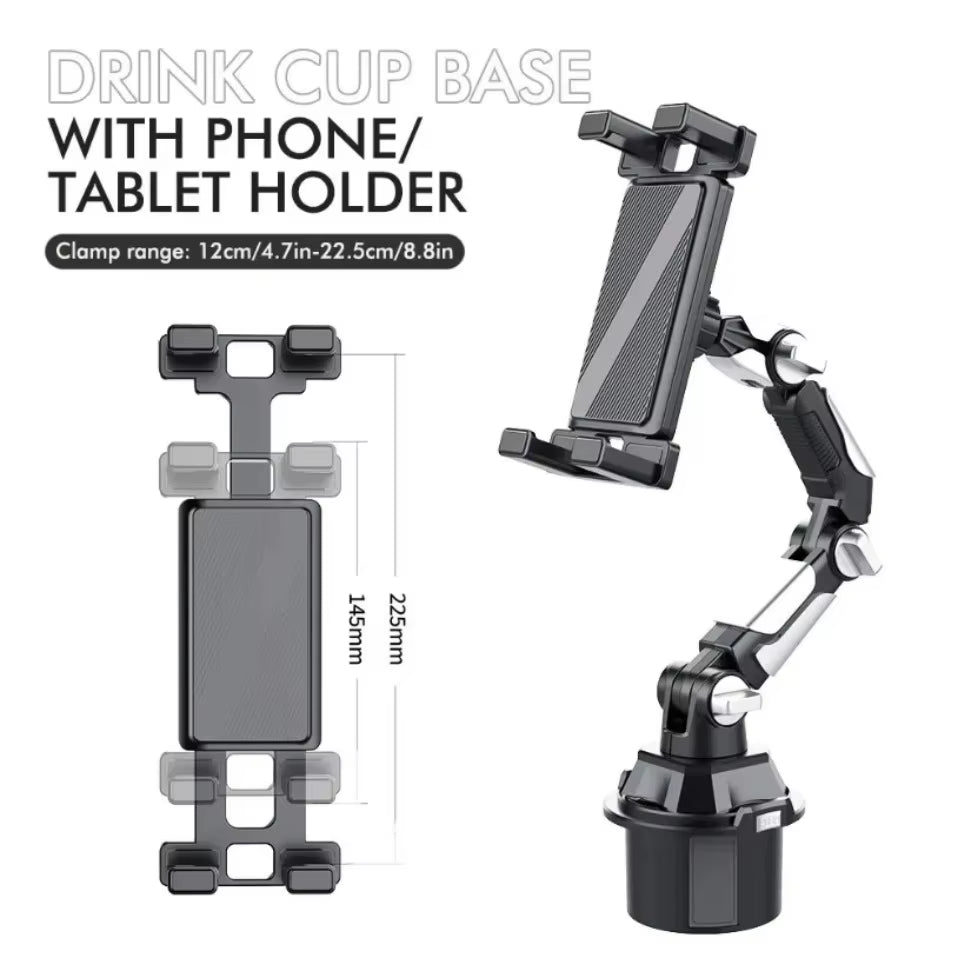 Car Cup Holder Mount – 360° Phone & Tablet Holder – image 3