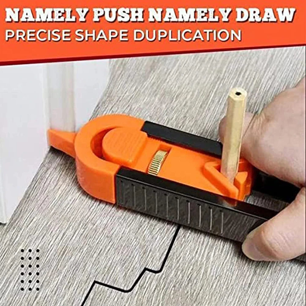 Contour Gauge with Lock – Profile Scribing Ruler Duplicator – image 3