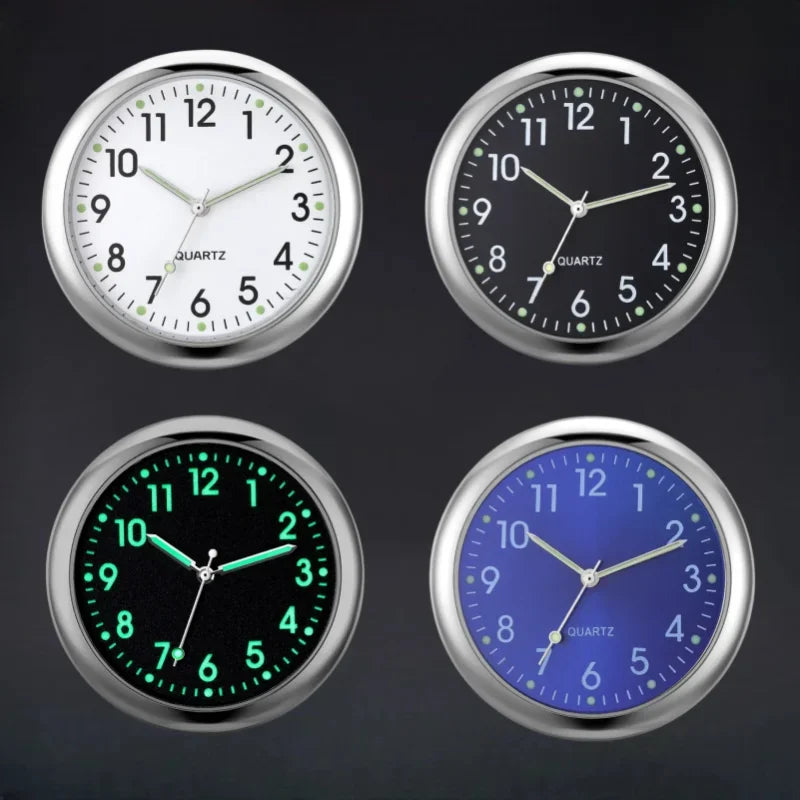 Luminous Car Dashboard Clock - Stick-On Mini Digital Clock