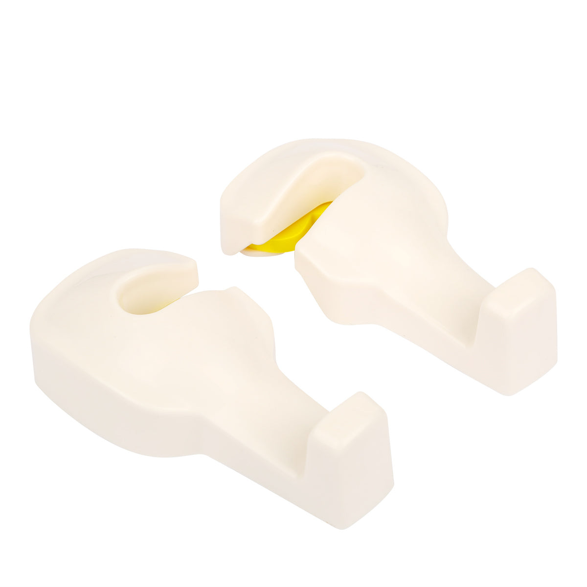 Car Headrest Hooks 2-Pack - 360 Rotating Purse & Grocery Hanger