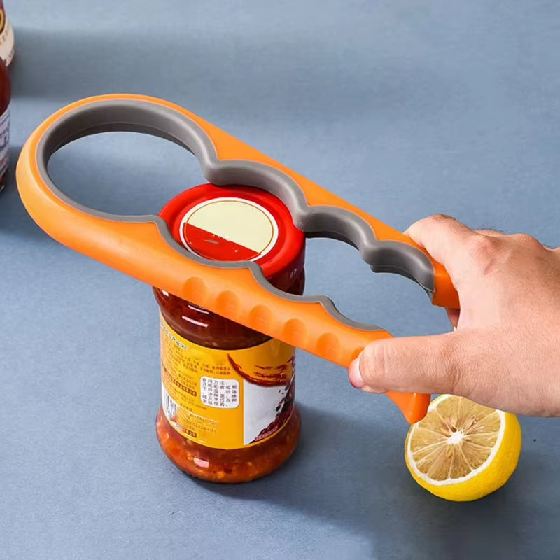 Jar Opener 4-in-1 – Lid Gripper, Bottle and Can Opener – image 6