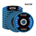 Welding Flap Discs 10 Pack 4.5 in T27 Zirconia for Angle Grinder