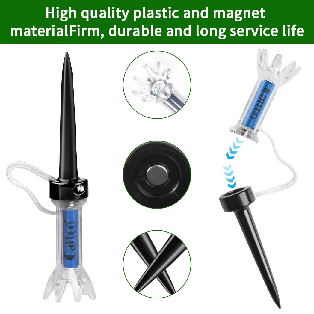 Magnetic Golf Tees 5 Pcs – Bounce-Back Tees in 3 Sizes – image 3