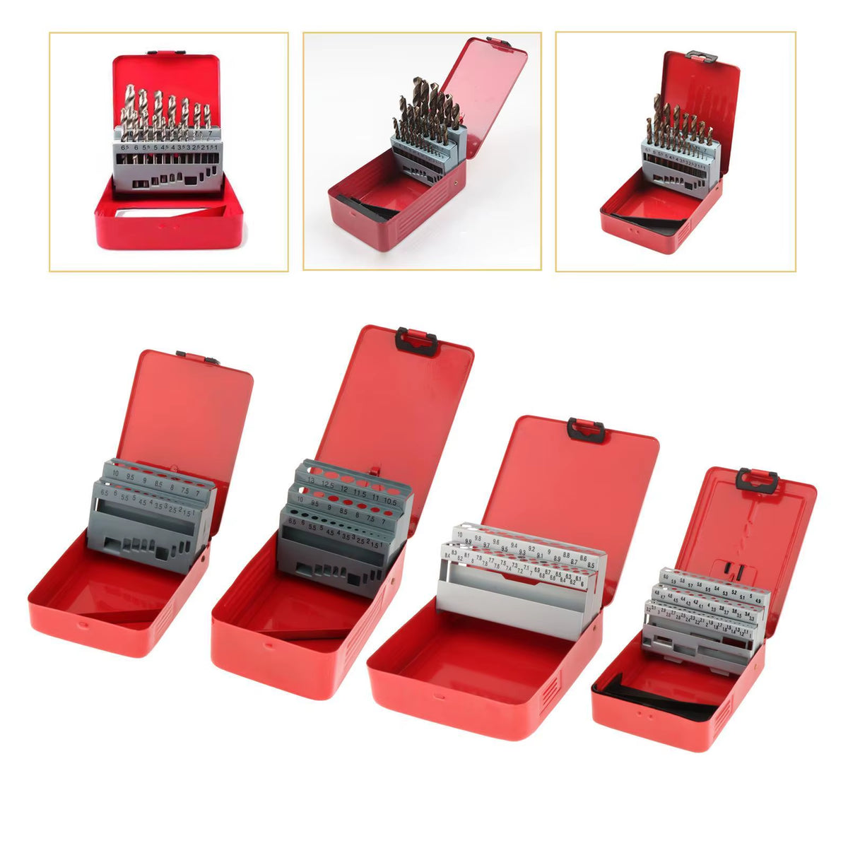 Drill Bit Index Case – Metal Bit Organizer Box – image 5