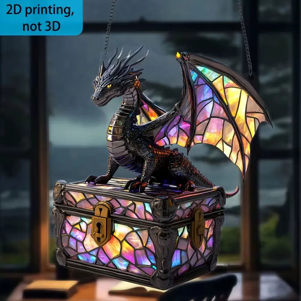 Dragon Suncatcher Decorative Window Sign – image 3